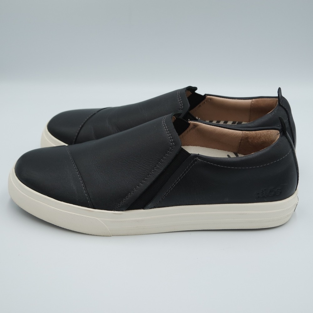 Taos Twin Gore Lux Black Leather Slip On Sneakers TGX-14078 Women's Size 9.5 - Picture 5 of 8